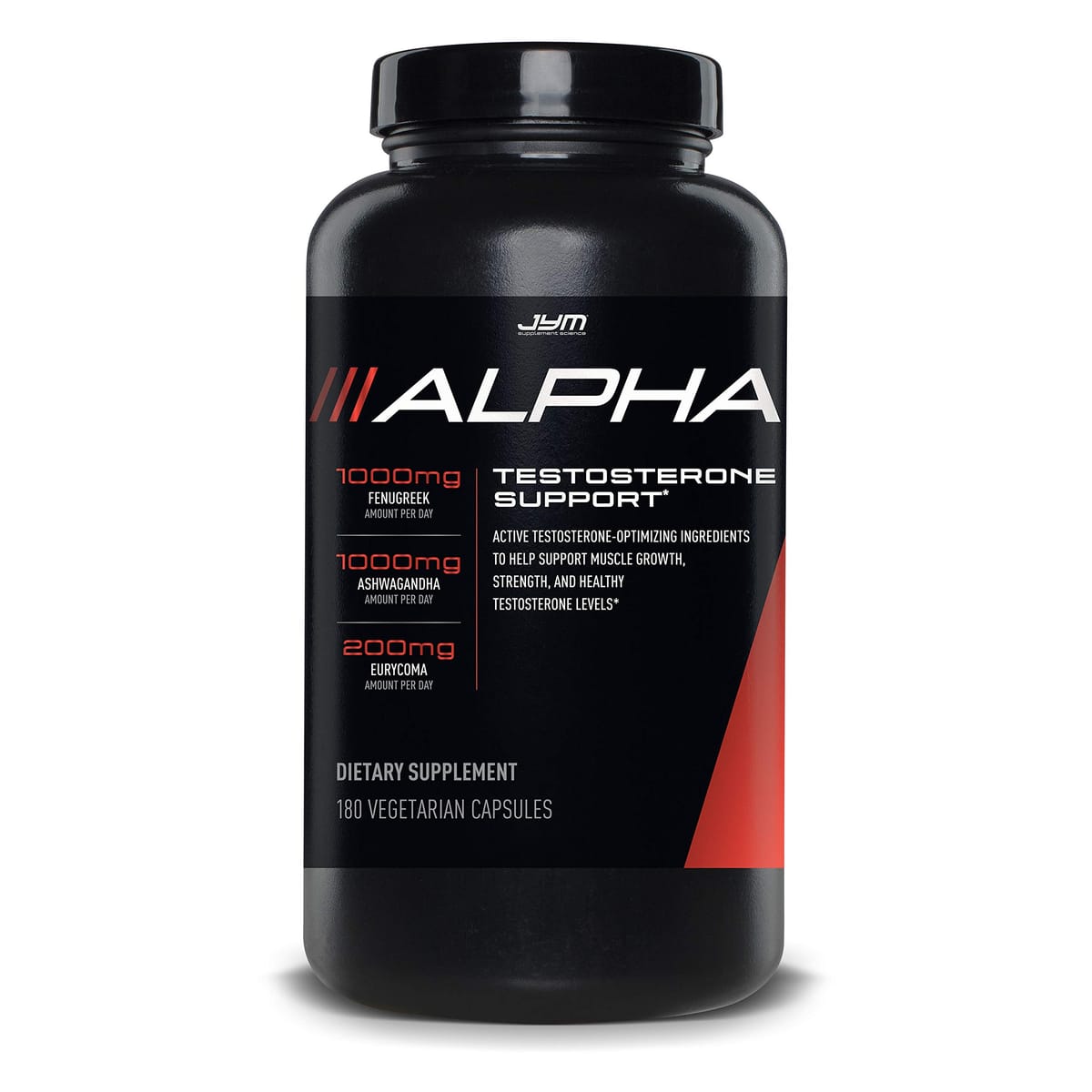 Alpha JYM Testosterone Booster 90 capsules
