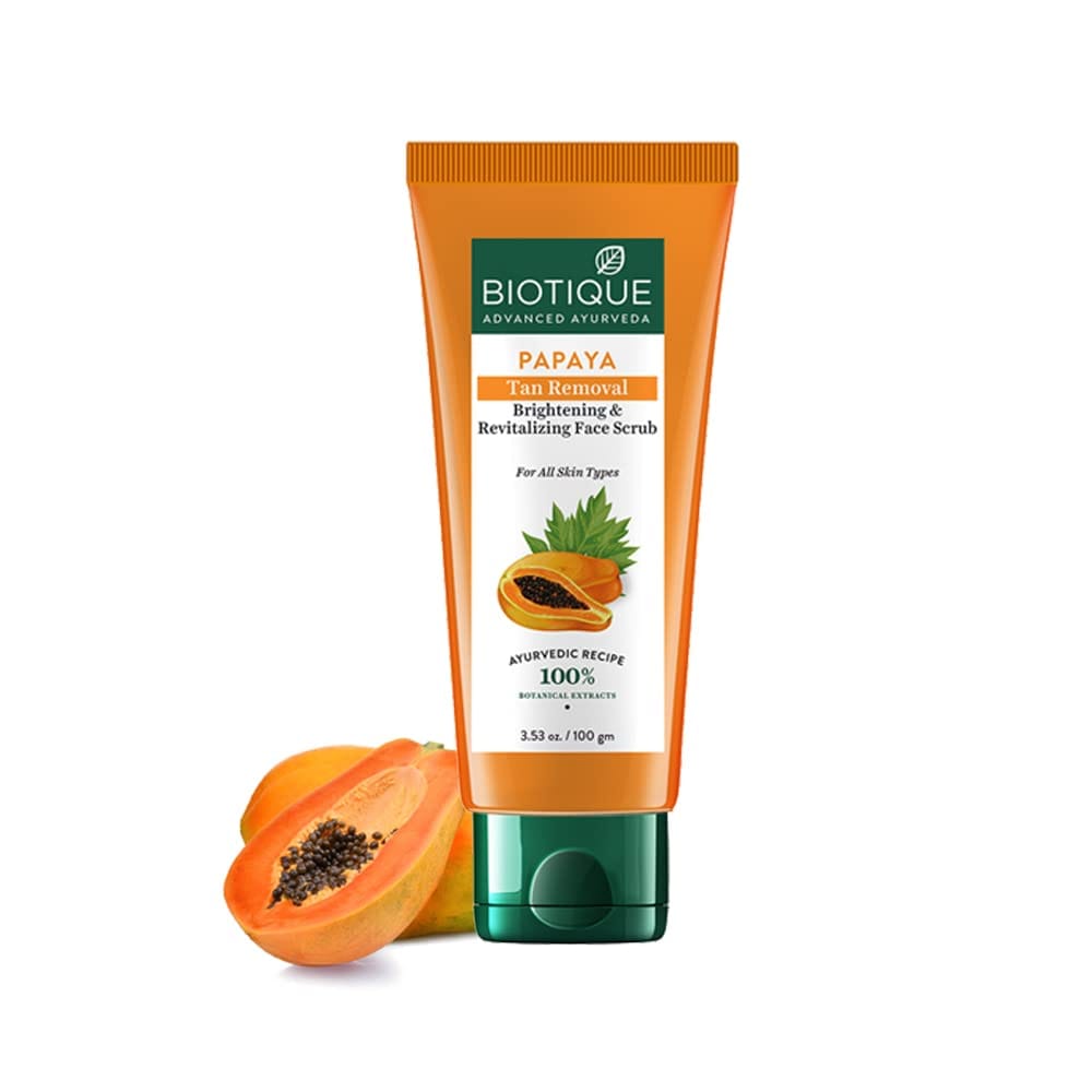 Biotique Bio Papaya Revitalizing Tan-Removal Scrub 75g